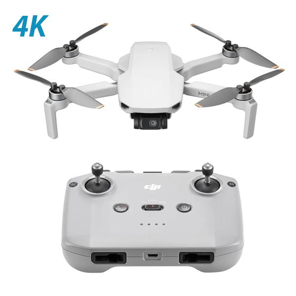 Drone Dji Mini 4k, distancia 10 km, cámara 4k, color plateado