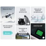 Drone Dji Mini 4 Pro 4k Uhd Control Rc2 - Combo 3 Baterias
